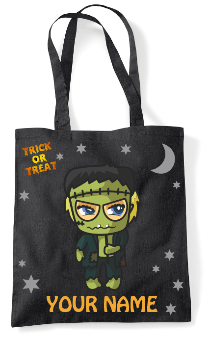 Little Frankenstein Personalised Halloween Bag