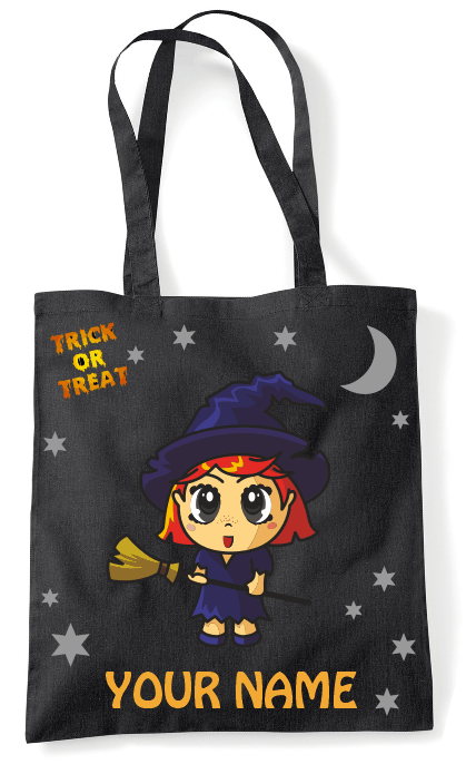 Little Witch Personalised Halloween Bag
