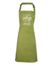 Load image into Gallery viewer, I Love Cooking With Wine Apron
