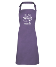 Load image into Gallery viewer, I Love Cooking With Wine Apron

