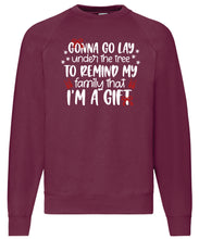 Load image into Gallery viewer, Men&#39;s Christmas Sweatshirt (I&#39;m The Gift)
