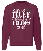 Load image into Gallery viewer, Men&#39;s Christmas Sweatshirt (I&#39;m Not Drunk)
