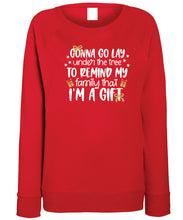 Load image into Gallery viewer, Men&#39;s Christmas Sweatshirt (I&#39;m The Gift)
