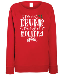 Men's Christmas Sweatshirt (I'm Not Drunk)