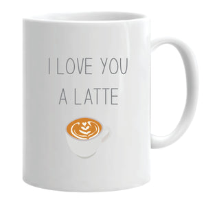 I love You a Latte (Personalised)..Mug