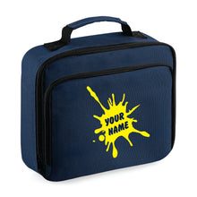 Load image into Gallery viewer, Personalised Splat Lunch Bag - Navy
