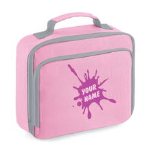 Load image into Gallery viewer, Personalised Splat Lunch Bag - Pink
