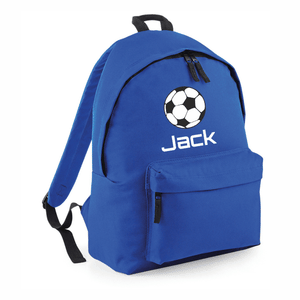 Royal Blue Football School Bag