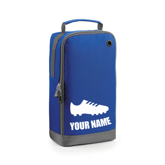 Blue Personalised Shoe / Boot Bag