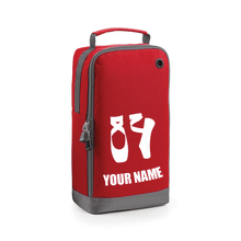 Load image into Gallery viewer, Red Personalised Ballet Shoe Bag
