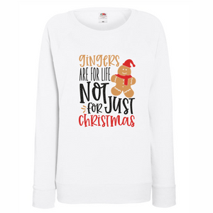 Women's Gingers are for Life  Christmas Sweatshirt
