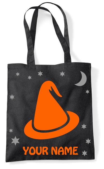 Witch Hat Personalised Halloween Bag